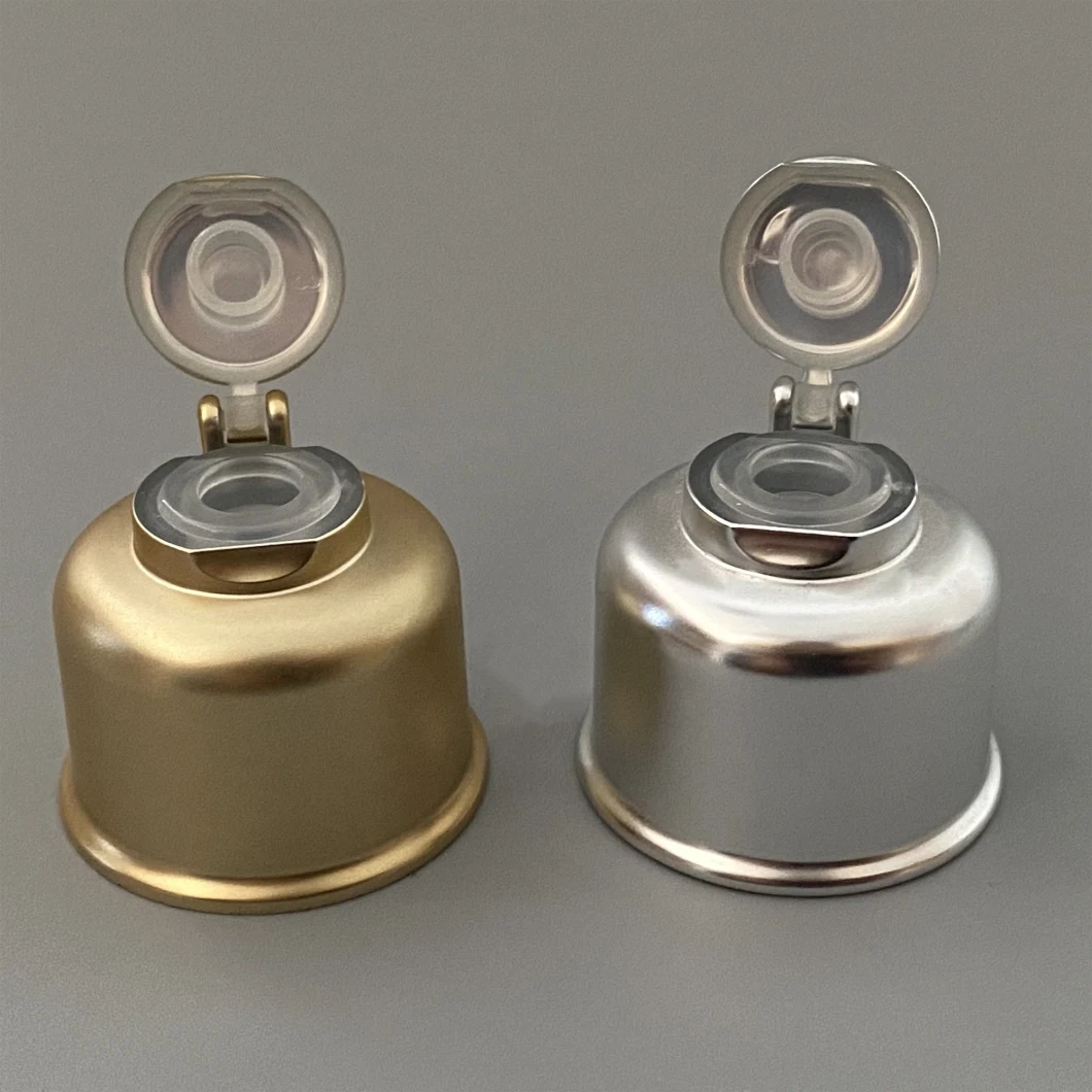 24mm Plastic Cap Gold Silver Plastic-Aluminum Cover Cosmetic Bottle Caps