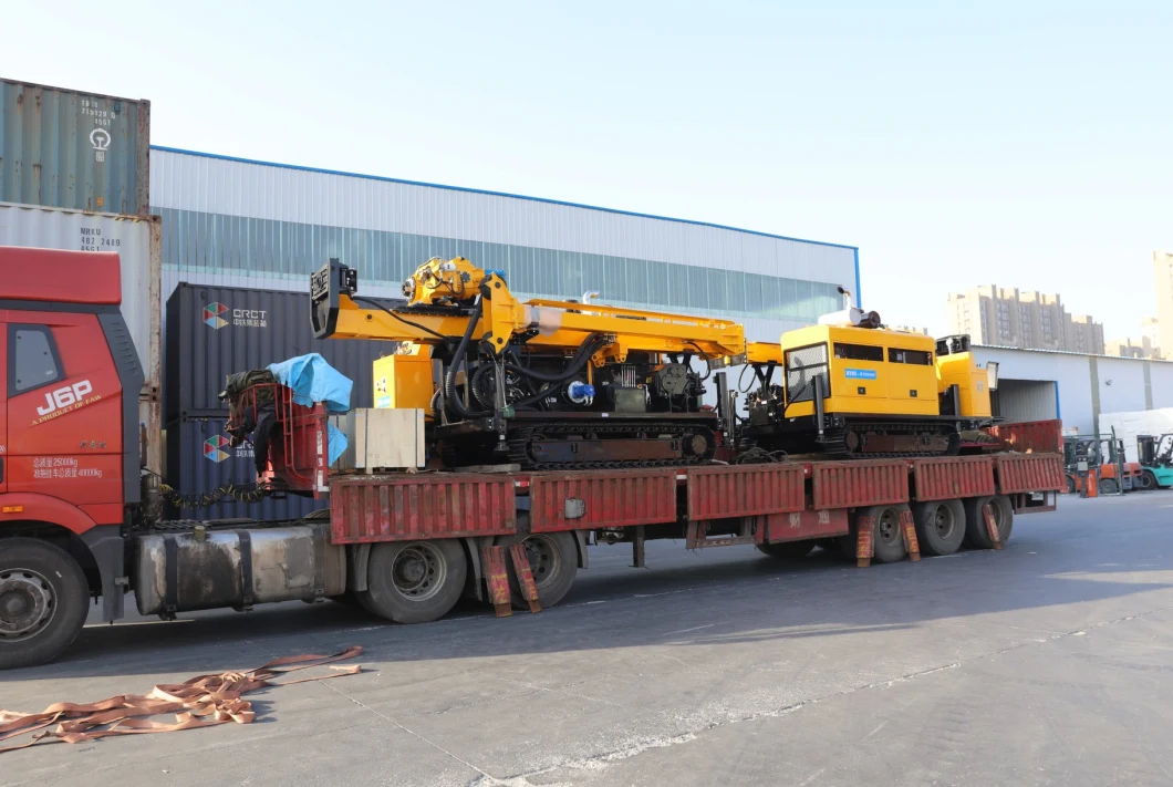 Sell 1000 Meters High-Power Hard Rock Hammer Drilling Machine Crawler Core Drilling Machine