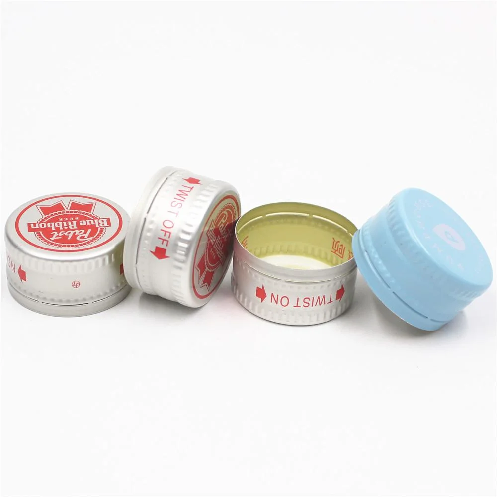 Customized 28mm Sacmi Ropp Alcohol Beverage Spirits Aluminum Screw Caps